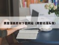 兰州黑客漫画素材下载网站（黑客动漫头像）